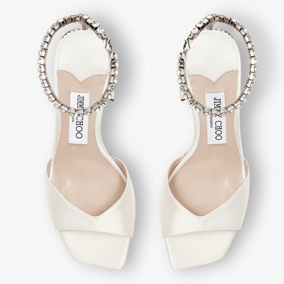 Jimmy Choo Saeda Sandal Block Heel 85 - Picture 4 of 5